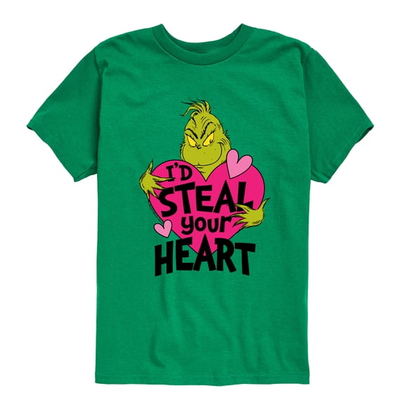 The Grinch - I'd Steal Your Heart  - Toddler & Youth Short Sleeve Graphic T-Shirt