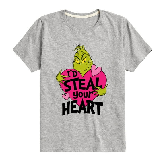 The Grinch - I'd Steal Your Heart - Toddler & Youth Short Sleeve Graphic T-Shirt
