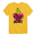 thumbnail image 1 of The Grinch - I'd Steal Your Heart  - Toddler & Youth Short Sleeve Graphic T-Shirt, 1 of 5