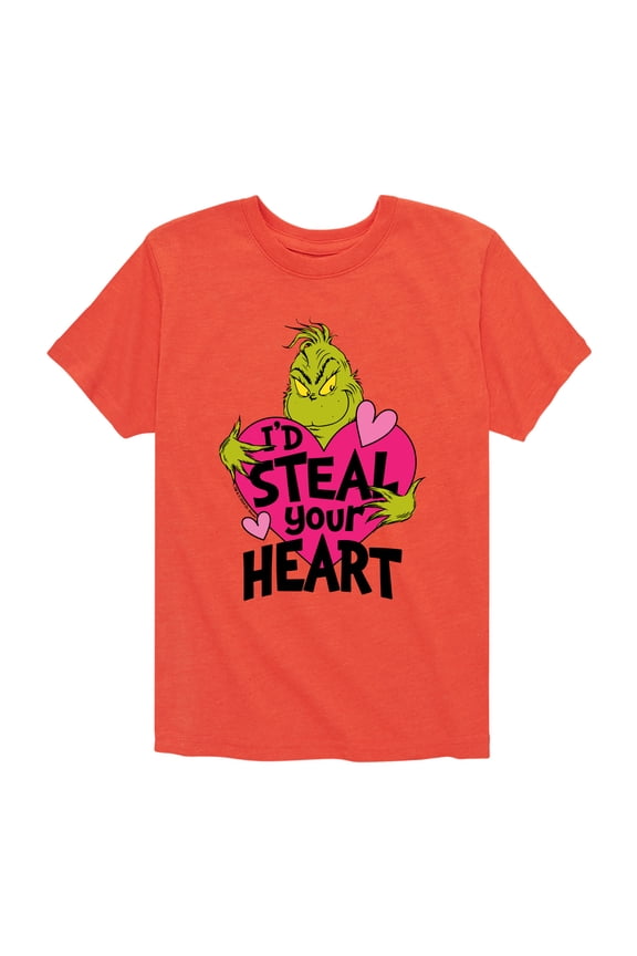 The Grinch - I'd Steal Your Heart - Toddler & Youth Short Sleeve Graphic T-Shirt