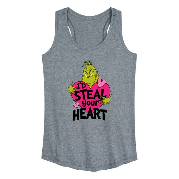 The Grinch - I'd Steal Your Heart - Women's Racerback Tank Top