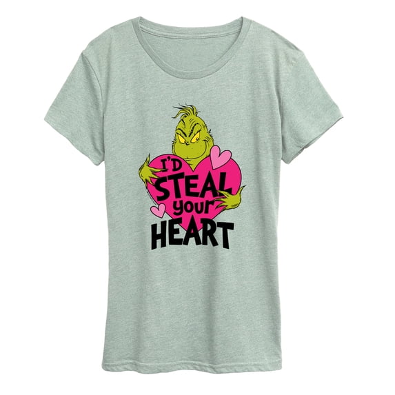 The Grinch - I'd Steal Your Heart - Women's Short Sleeve Graphic T-Shirt