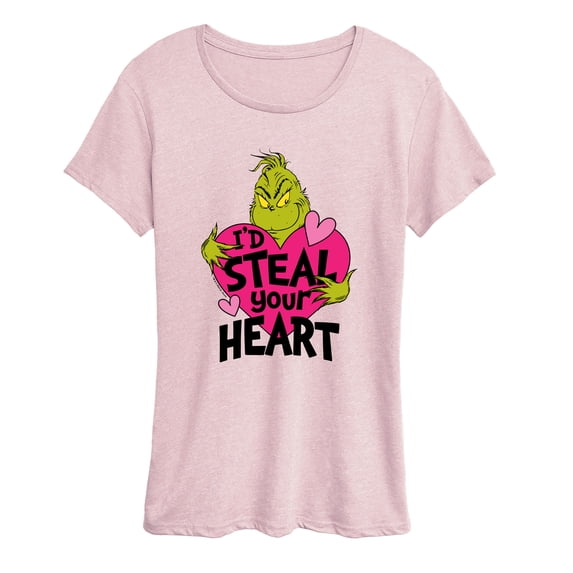 The Grinch - I'd Steal Your Heart - Women's Short Sleeve Graphic T-Shirt