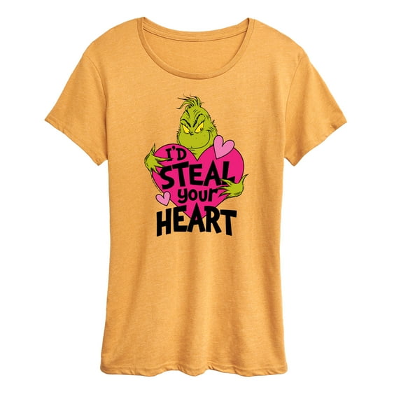The Grinch - I'd Steal Your Heart - Women's Short Sleeve Graphic T-Shirt