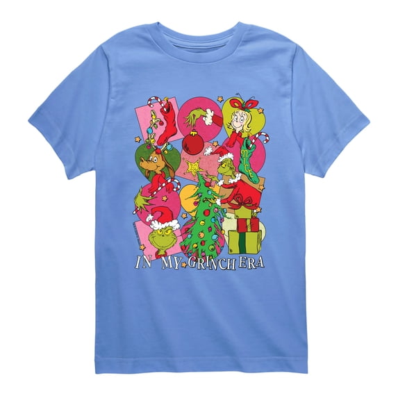 The Grinch - In My Grinchy Era - Youth Boys Short Sleeve Graphic T-Shirt