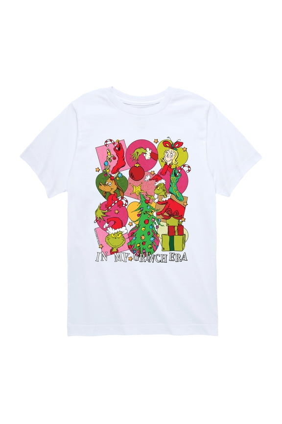 The Grinch - In My Grinchy Era - Youth Boys Short Sleeve Graphic T-Shirt