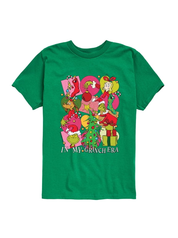 The Grinch - In My Grinchy Era - Youth Boys Short Sleeve Graphic T-Shirt