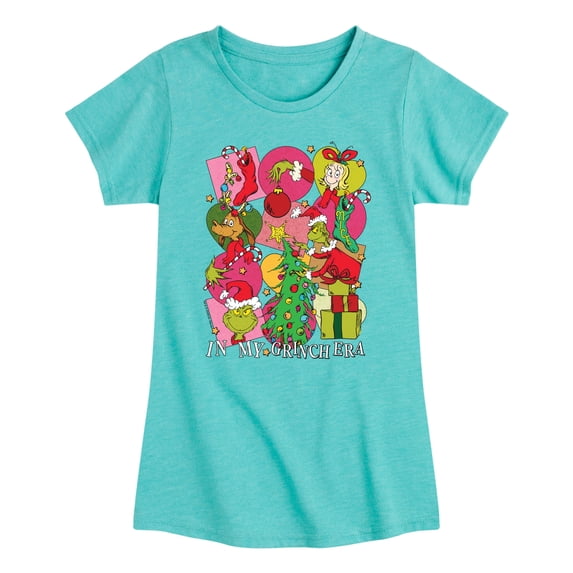 The Grinch - In My Grinchy Era - Youth Girls Fitted Short Sleeve T-Shirt