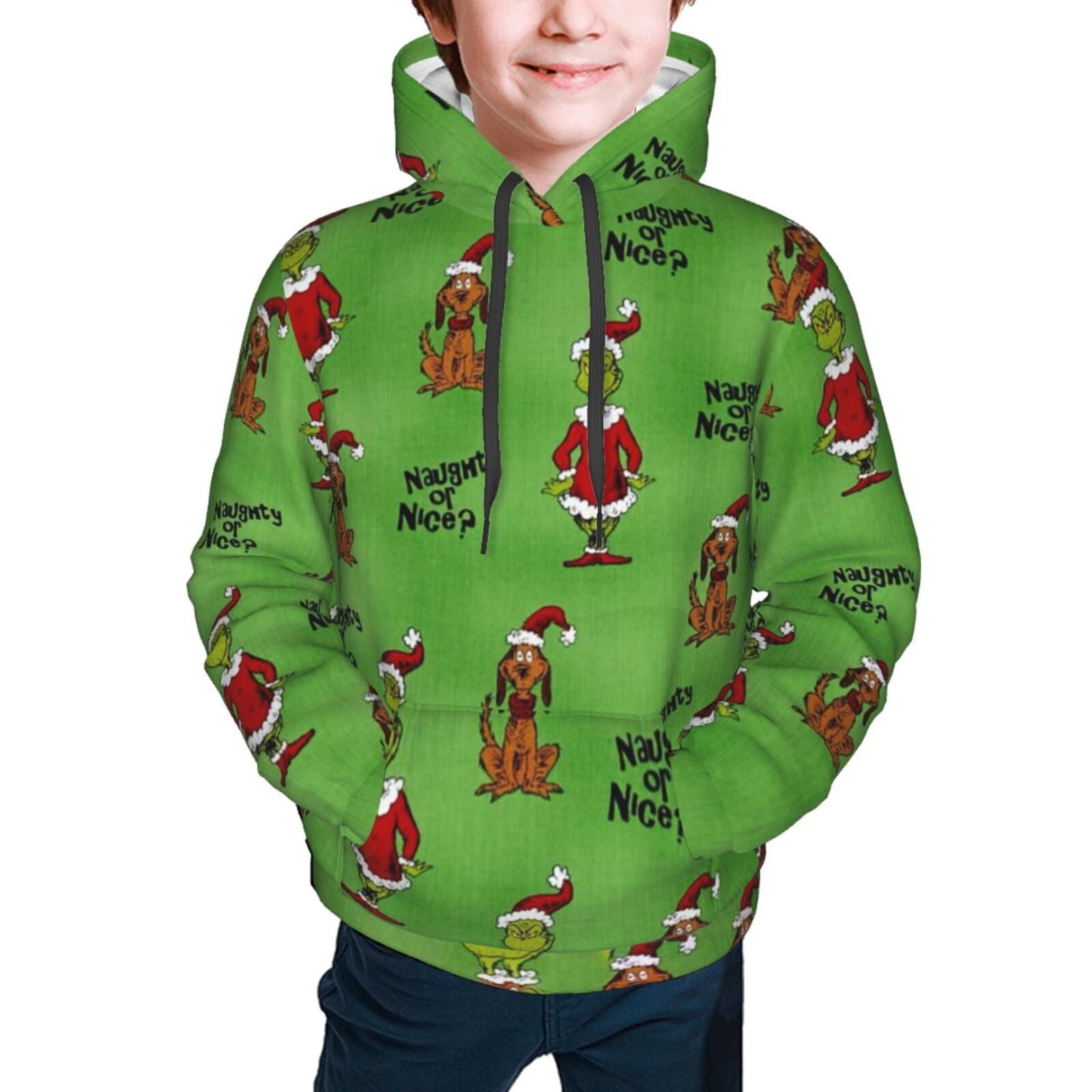 The Grinch Kids temple Hoodie 3D