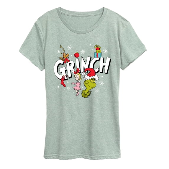 The Grinch - Logo Group - Women's Short Sleeve Graphic T-Shirt