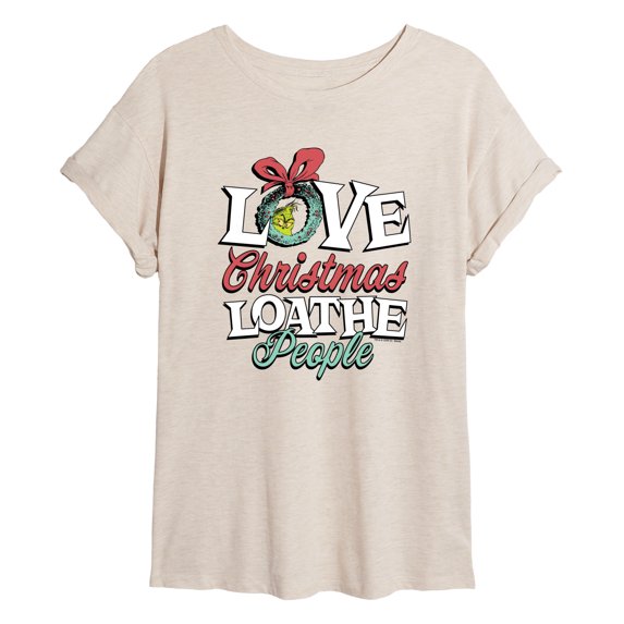The Grinch - Love Christmas Relaxed Fit T-Shirt