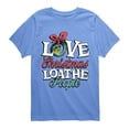 thumbnail image 1 of The Grinch - Love Christmas - Youth Boys Short Sleeve Graphic T-Shirt, 1 of 3