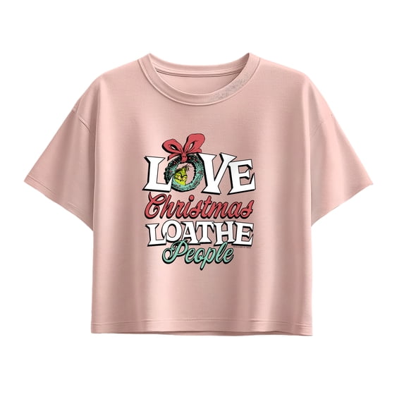 The Grinch - Love Christmas - Youth Girls Boxy T-Shirt