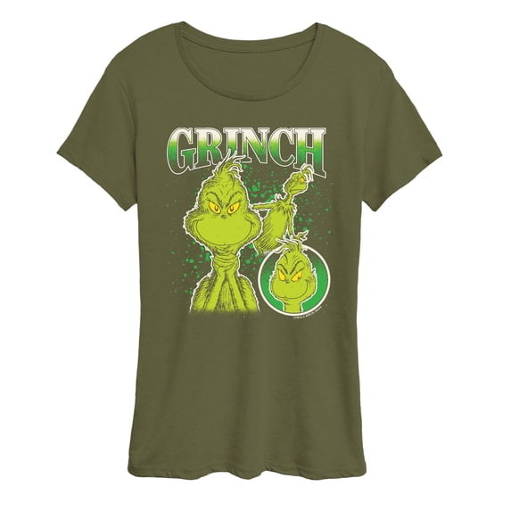 The Grinch - Many Faces - Women's Short Sleeve Graphic T-Shirt