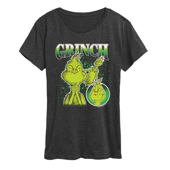 The Grinch - Many Faces - Women's Short Sleeve Graphic T-Shirt
