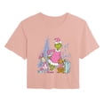 thumbnail image 1 of The Grinch - Max And Cindy Lou - Juniors Cropped Graphic T-Shirt, 1 of 3