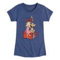 thumbnail image 1 of The Grinch - Max And Cindy Lou Present - Youth Girls Fitted Short Sleeve T-Shirt, 1 of 4
