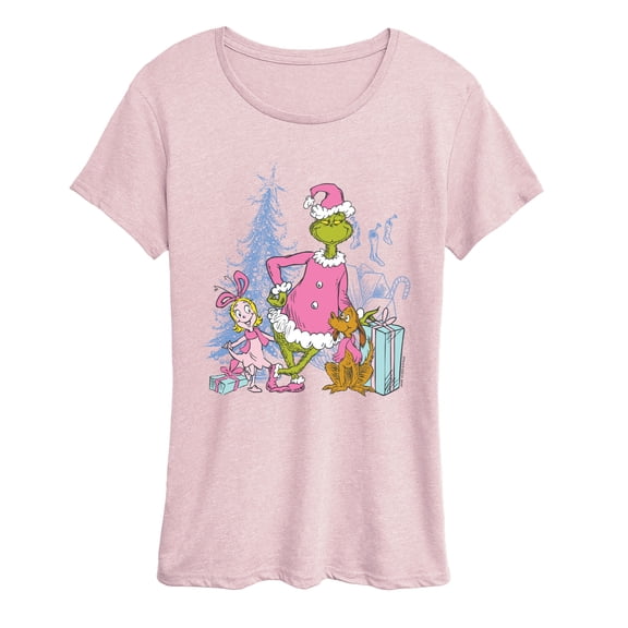 The Grinch - Max And Cindy Lou - Women's Short Sleeve Graphic T-Shirt