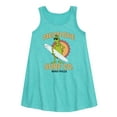 thumbnail image 1 of The Grinch - Mean One Surf Co - Toddler & Youth Girls A-line Dress, 1 of 3