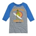 thumbnail image 1 of The Grinch - Mean One Surf Co - Toddler & Youth Raglan Graphic T-Shirt, 1 of 3