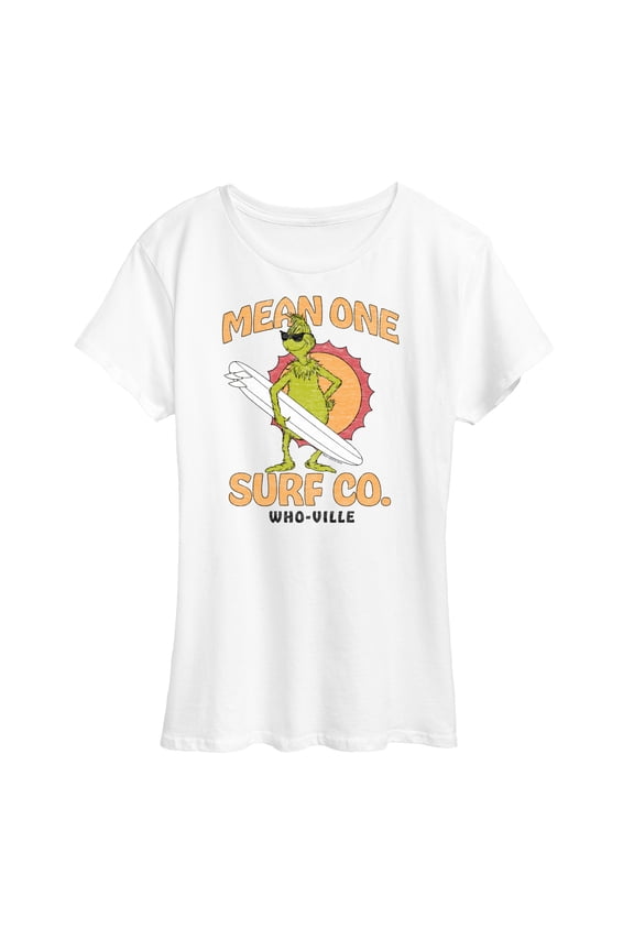 The Grinch - Mean One Surf Co - Women's Short Sleeve Graphic T-Shirt