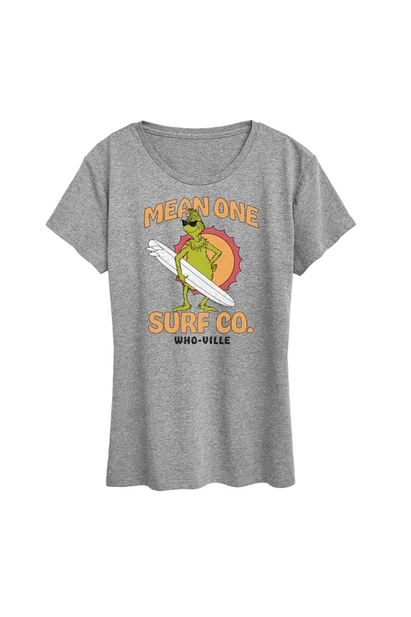 The Grinch - Mean One Surf Co - Women's Short Sleeve Graphic T-Shirt