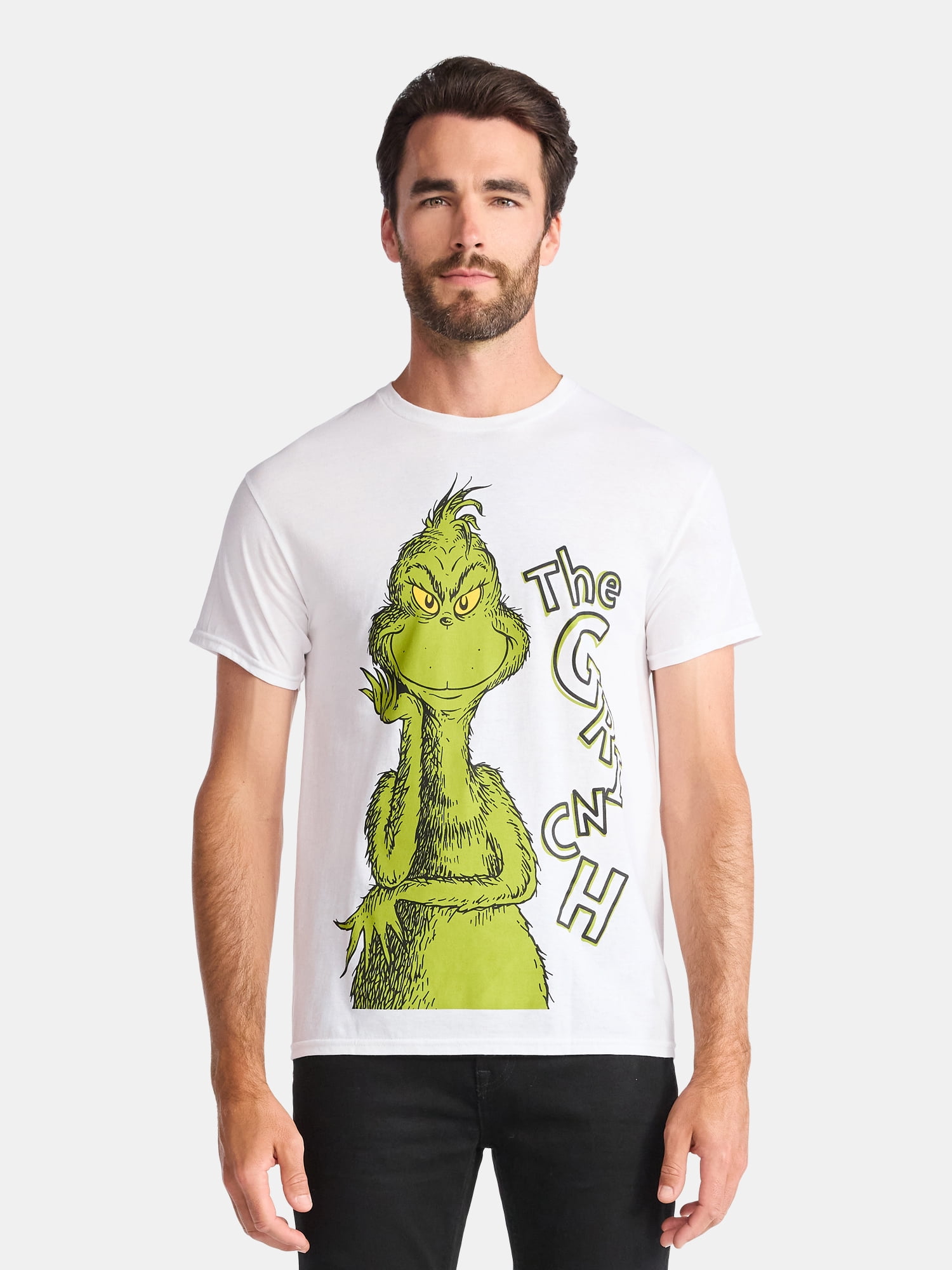 The Grinch Men's and Big Men's Holiday Graphic Tee, Sizes S-3XL