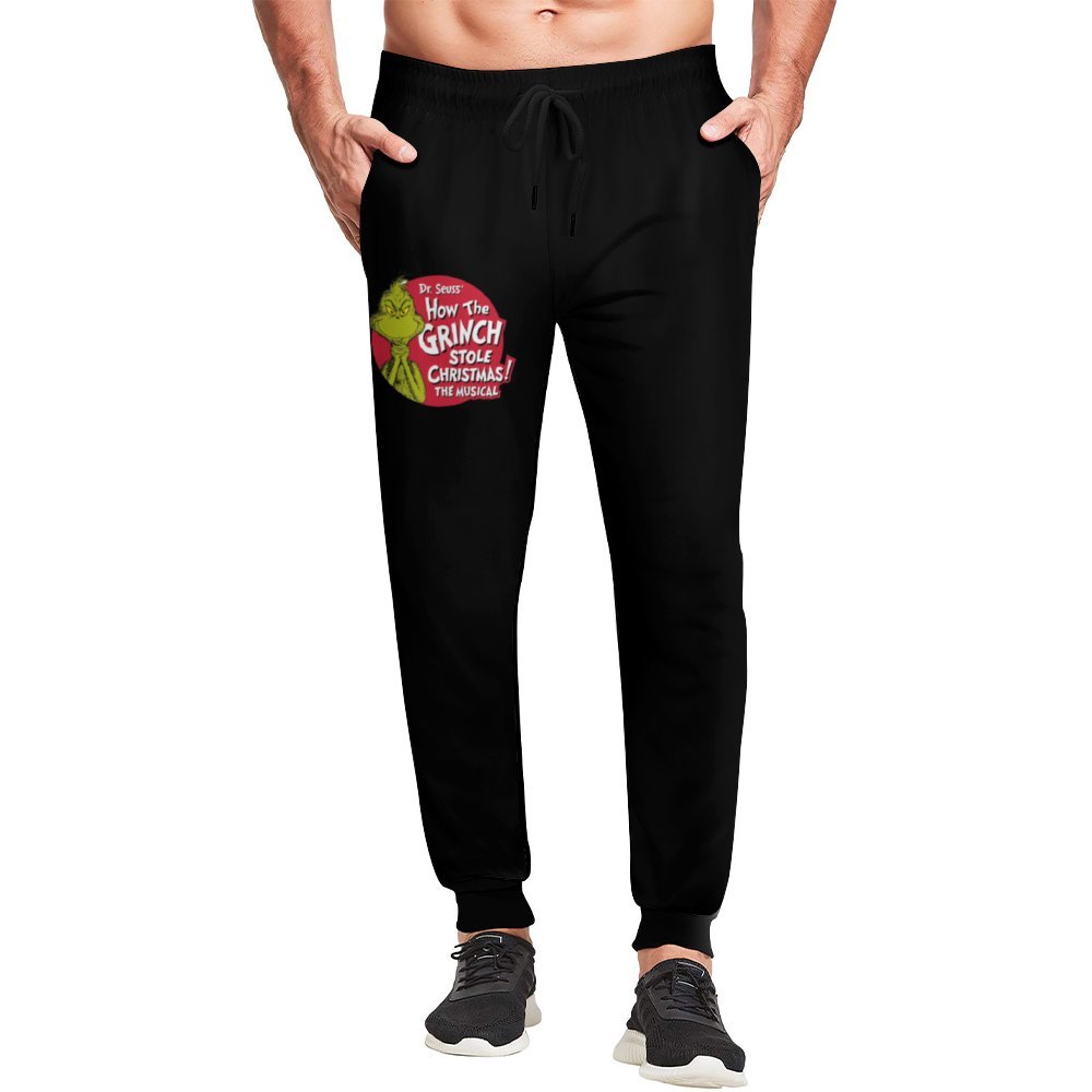 The Grinch Mens Sweatpants 3D Print Novelty Casual Joggers Pants
