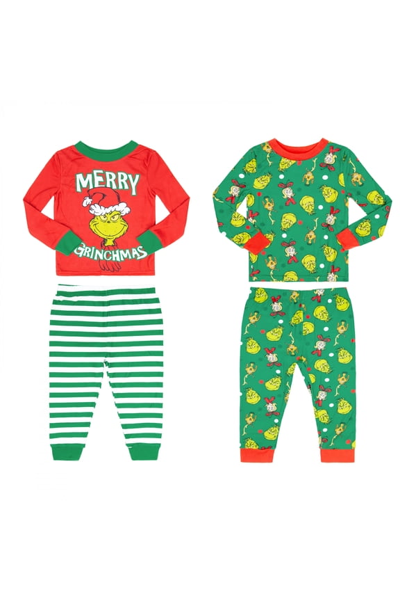 The Grinch Merry Grinchmas Infant Pajamas 2-Pack-12 Months