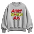 thumbnail image 1 of The Grinch - Merry Grinchmas Oversized Fleece Crew Sweatshirt, 1 of 3