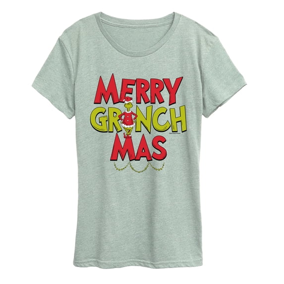 The Grinch - Merry Grinchmas Women's Short Sleeve Graphic T-Shirt