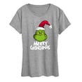 thumbnail image 1 of The Grinch - Merry Grinchmas Women's Short Sleeve Graphic T-Shirt, 1 of 4