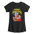 thumbnail image 1 of The Grinch - Merry Grinchmas - Youth Girls Fitted Short Sleeve T-Shirt, 1 of 4