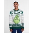 thumbnail image 1 of The Grinch Men's and Big Men's Mischievous Holiday Sweater, Sizes XS-3XL, 1 of 5