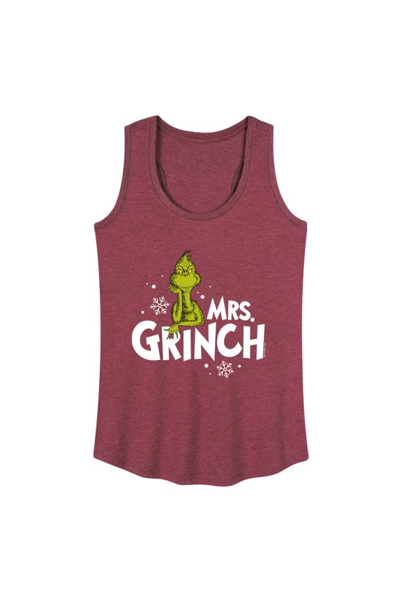 The Grinch - Mrs. - Women's Racerback Graphic Tank
