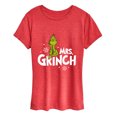 thumbnail image 1 of The Grinch - Mrs. - Women's Short Sleeve Graphic T-Shirt, 1 of 4