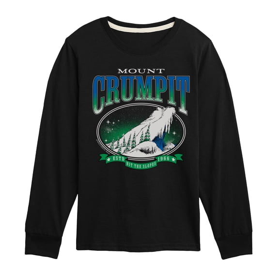The Grinch - Mt Crumpit Destination - Youth Boys Long Sleeve Graphic T-Shirt