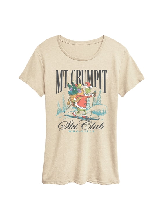 The Grinch - Mt.Crumpit Ski Club Women's Short Sleeve Graphic T-Shirt