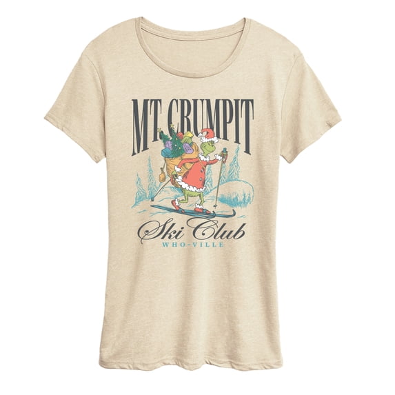 The Grinch - Mt.Crumpit Ski Club Women's Short Sleeve Graphic T-Shirt