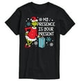 thumbnail image 1 of The Grinch - My Presence Is Your Present - Men's Short Sleeve Graphic T-Shirt, 1 of 5