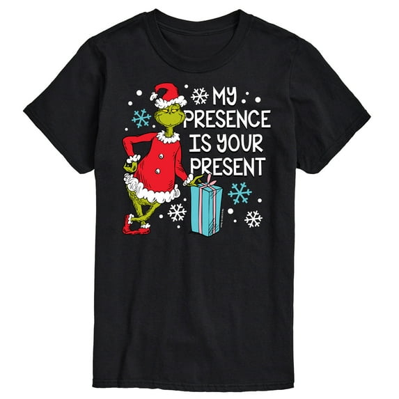 The Grinch - My Presence Is Your Present - Men's Short Sleeve Graphic T-Shirt