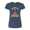 thumbnail image 1 of The Grinch - Namastay Home This Christmas - Juniors Fitted Graphic T-Shirt, 1 of 4