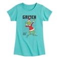 thumbnail image 1 of The Grinch - Name Repeat - Youth Girls Fitted Short Sleeve T-Shirt, 1 of 4