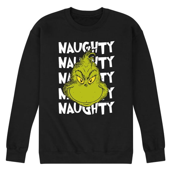 The Grinch - Naughty Smile - Men's Crew Fleece Sweatshirt