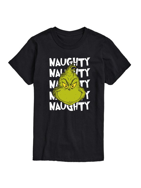 The Grinch - Naughty Smile Men's Short Sleeve Graphic T-Shirt