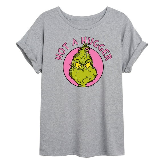 The Grinch - Not A Hugger Grinch  - Juniors Ideal Flowy Muscle T-Shirt
