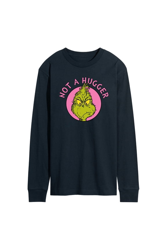 The Grinch - Not A Hugger Grinch - Men's Long Sleeve T-Shirt