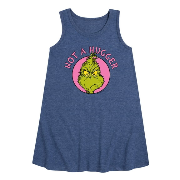 The Grinch - Not A Hugger Grinch  - Toddler & Youth Girls A-line Dress