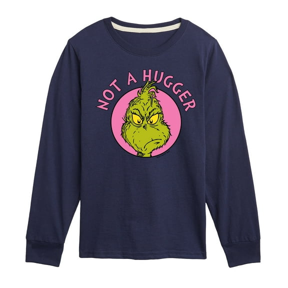 The Grinch - Not A Hugger Grinch - Toddler & Youth Long Sleeve Graphic T-Shirt