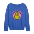 thumbnail image 1 of The Grinch - Not A Hugger - Women's French Terry Long Sleeve Pullover, 1 of 3